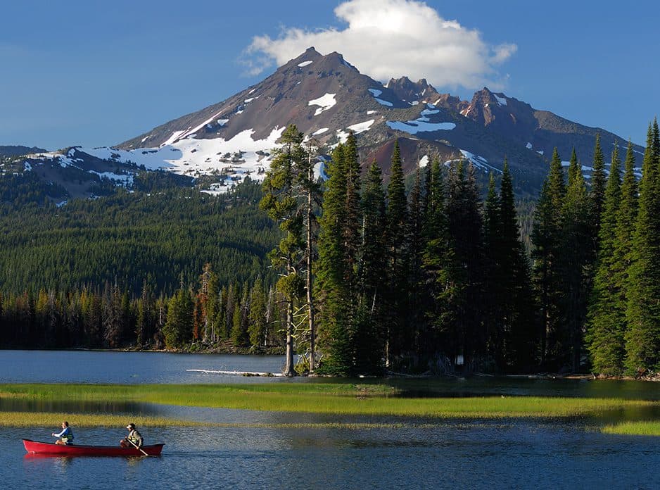 Lake outside of Bend Oregon
