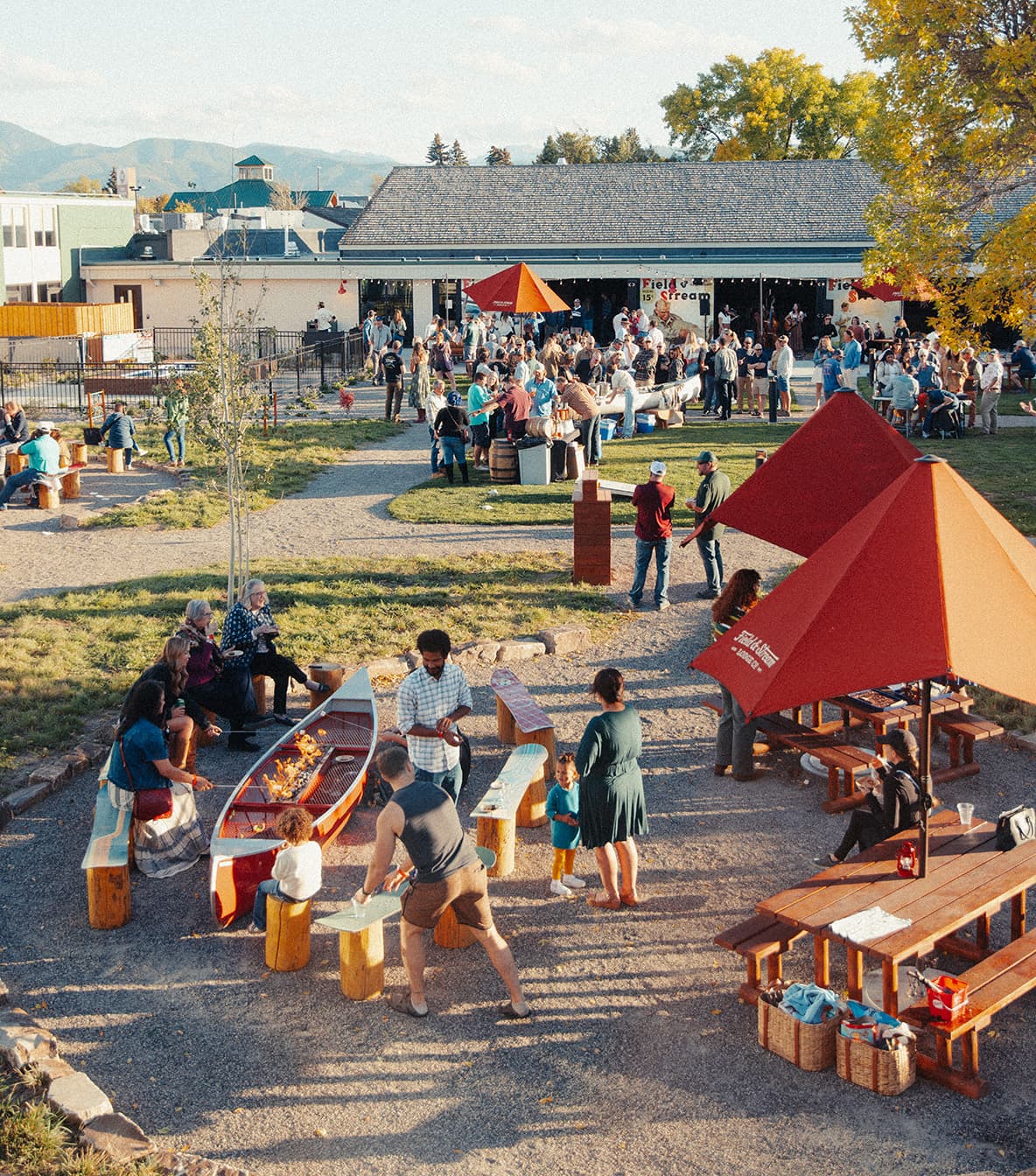 event in the backyard